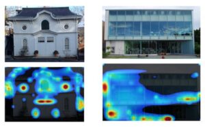 Save this picture!Eye tracking of a traditional building and a glass library / Justin Hollander and Ann Sussman, Tufts University. Image Courtesy of The DirtEye tracking of a traditional building and a glass library / Justin Hollander and Ann Sussman, Tufts University. Image Courtesy of The Dirt