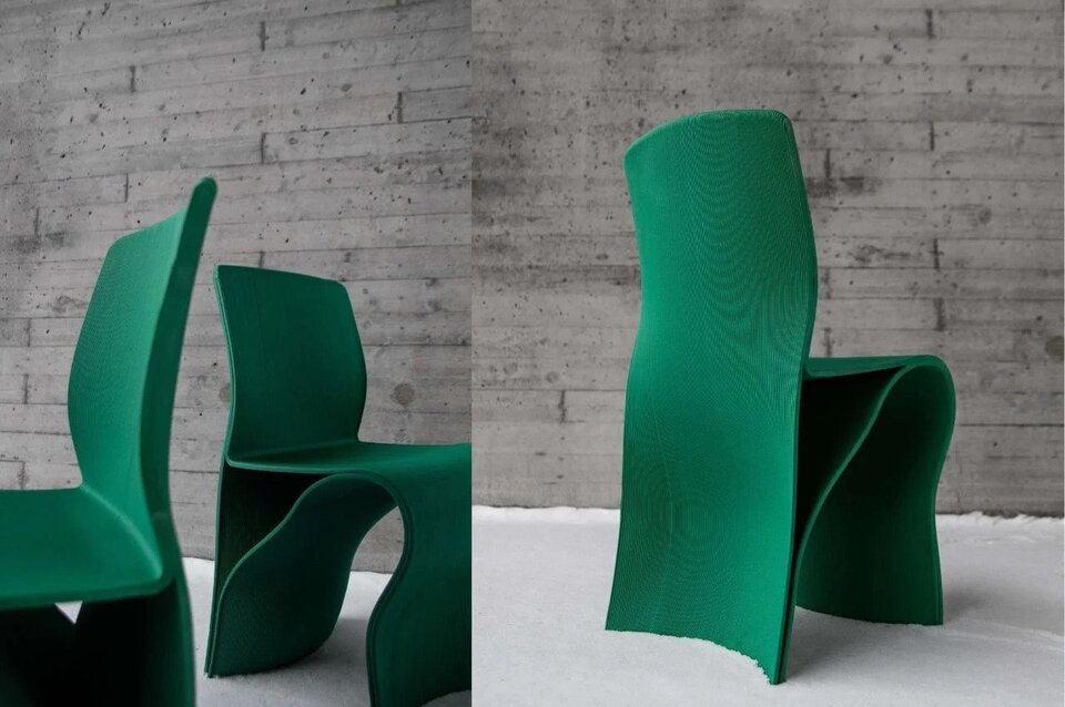 FURNITURE MADE FROM RECYCLED FISHNETS